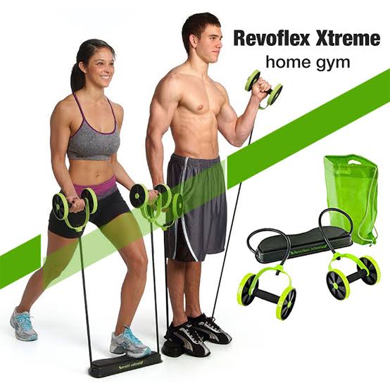 GymFlex Abs Roller: SlimFit Exercise Wheel with Resistance Bands & Knee Support Mat